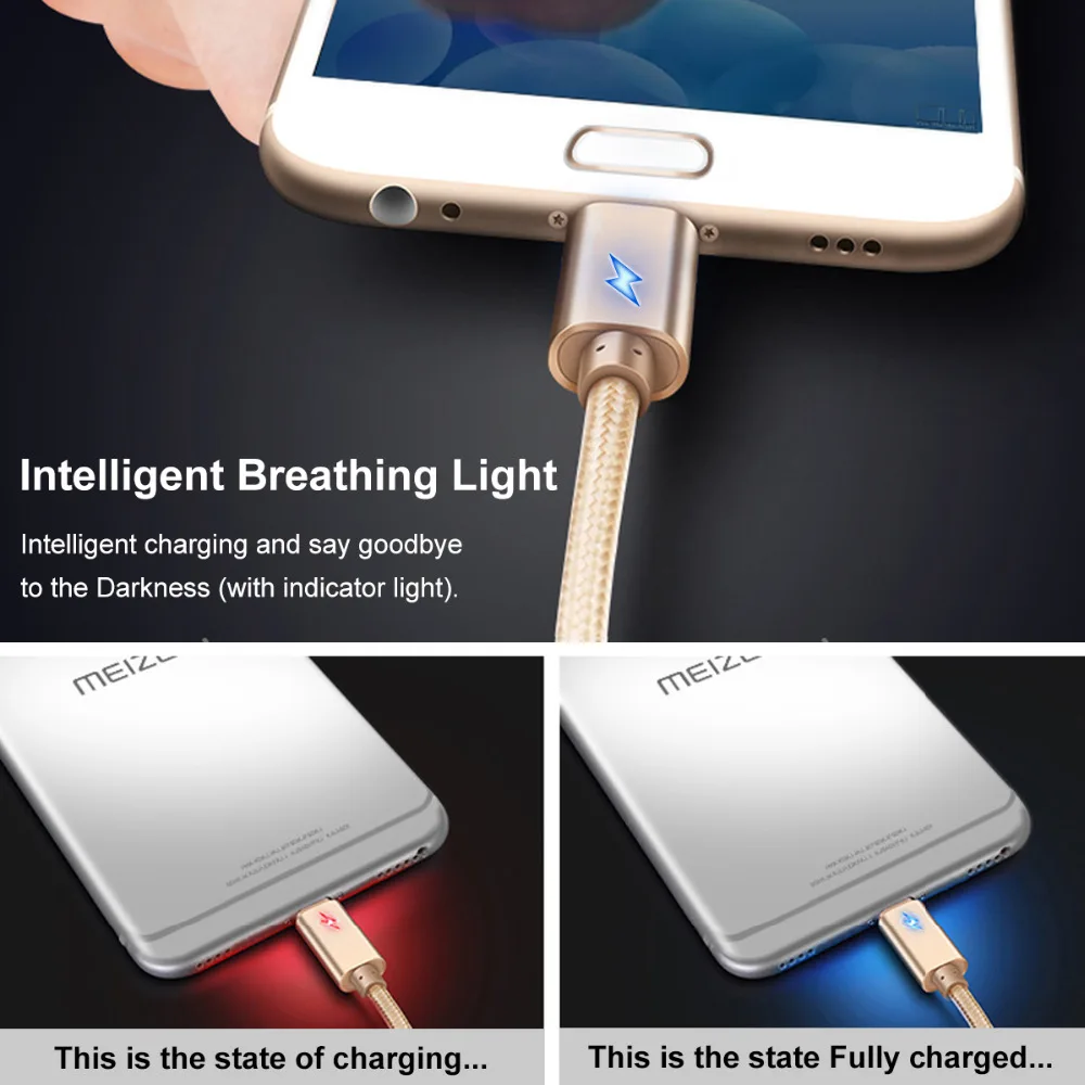 Кабель VOXLINK USB Type C 2 4 А кабель передачи данных для быстрой зарядки MacBook Xiaomi Mi4C Mi5