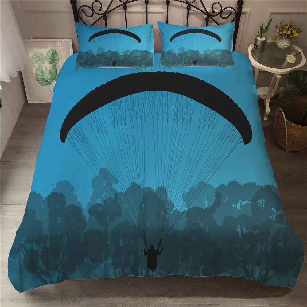 

Односпальный Комплект постельного белья, постельное белье с принтом для дома, удобное постельное белье, одеяло