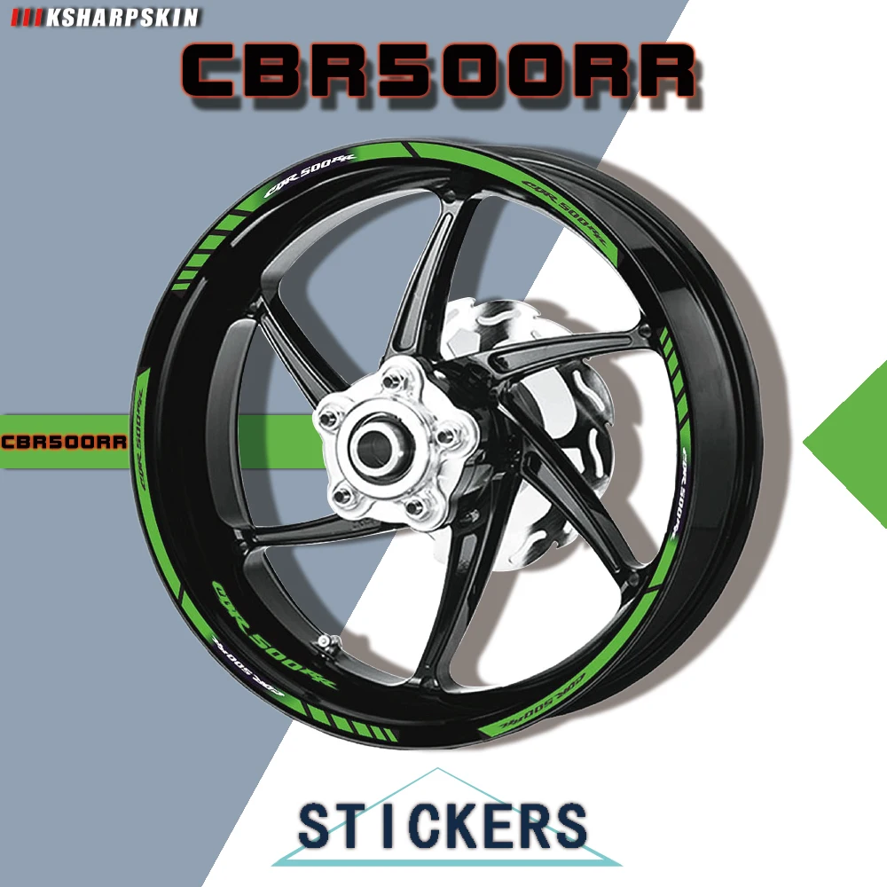 Водонепроницаемая наклейка на колесо мотоцикла, Светоотражающая наклейка для HONDA CBR500RR cbr 500rr
