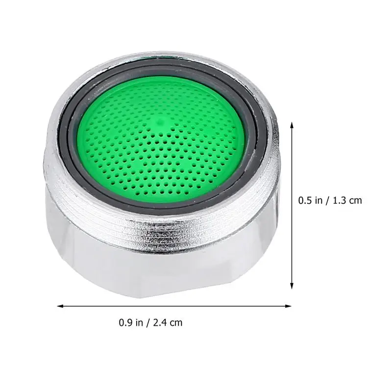 

6pcs 24mm Small Threaded Plastic Aerator Faucet Bubbler Sprayer Water Saving Filter Faucet Nozzle Polished Filter for Kitchen