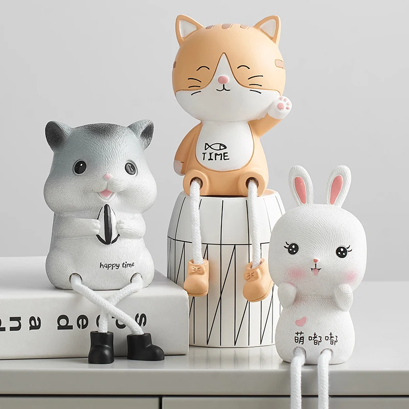 Современное украшение для дома аксессуары комнаты Hogar милый мини орнамент в виде