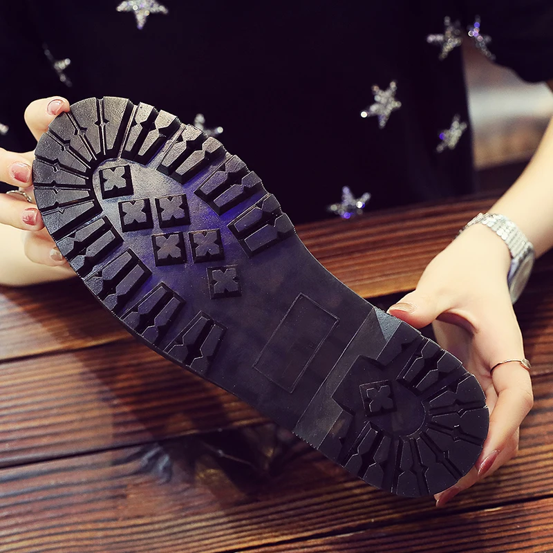 Женские кожаные туфли Wujie в стиле ретро Новинка весна осень 2020 Студенческая обувь