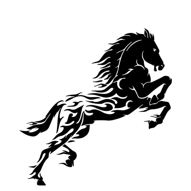 

New Hot Sell Personality Car Stickers Horse Body of Car Pattern Decals Auto Stickers PVC 16CM*15CM