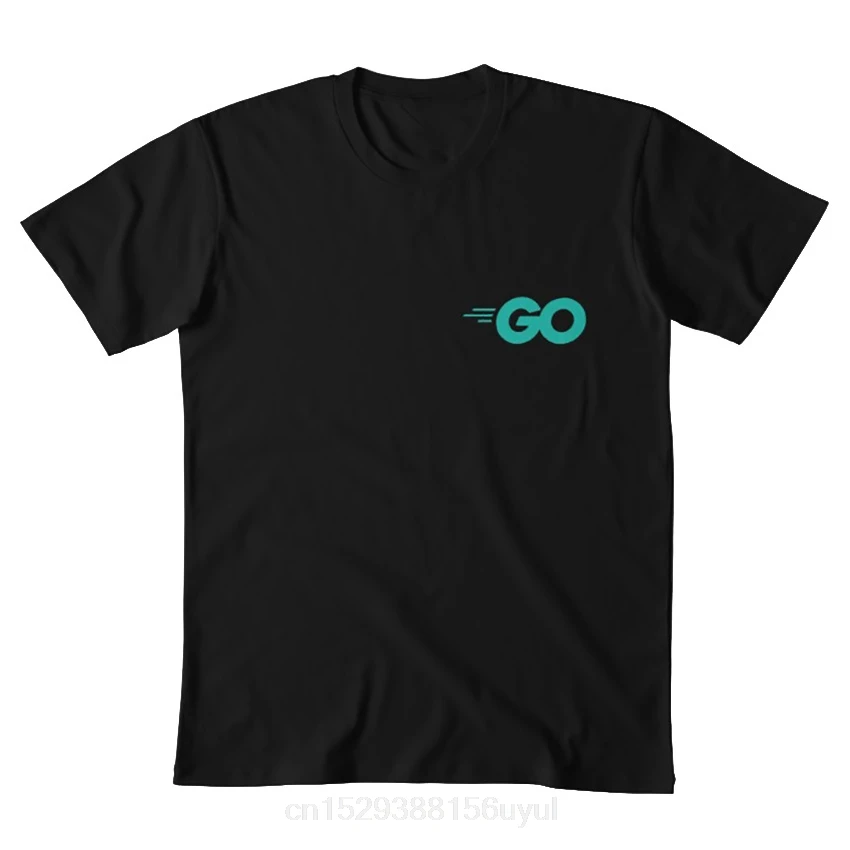Go-Golang (Аква) Футболка go pyton html-css golang mysql-программирование кодирование Мужская