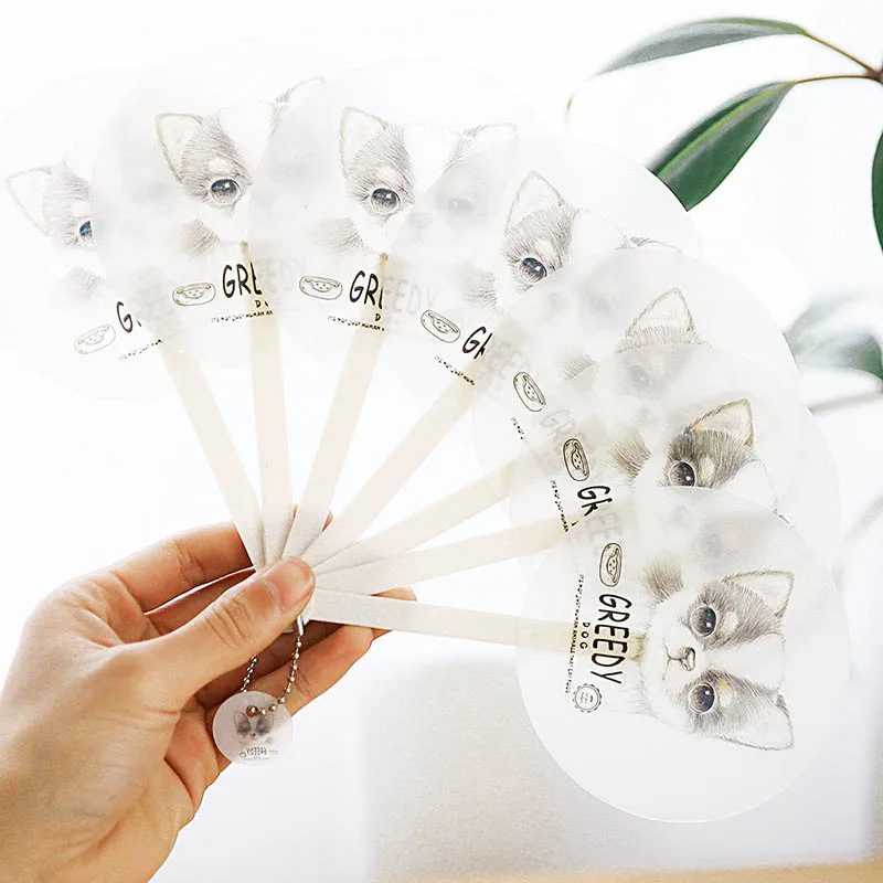 Летние принадлежности Мультяшные животные милые фрукты ручные вееры