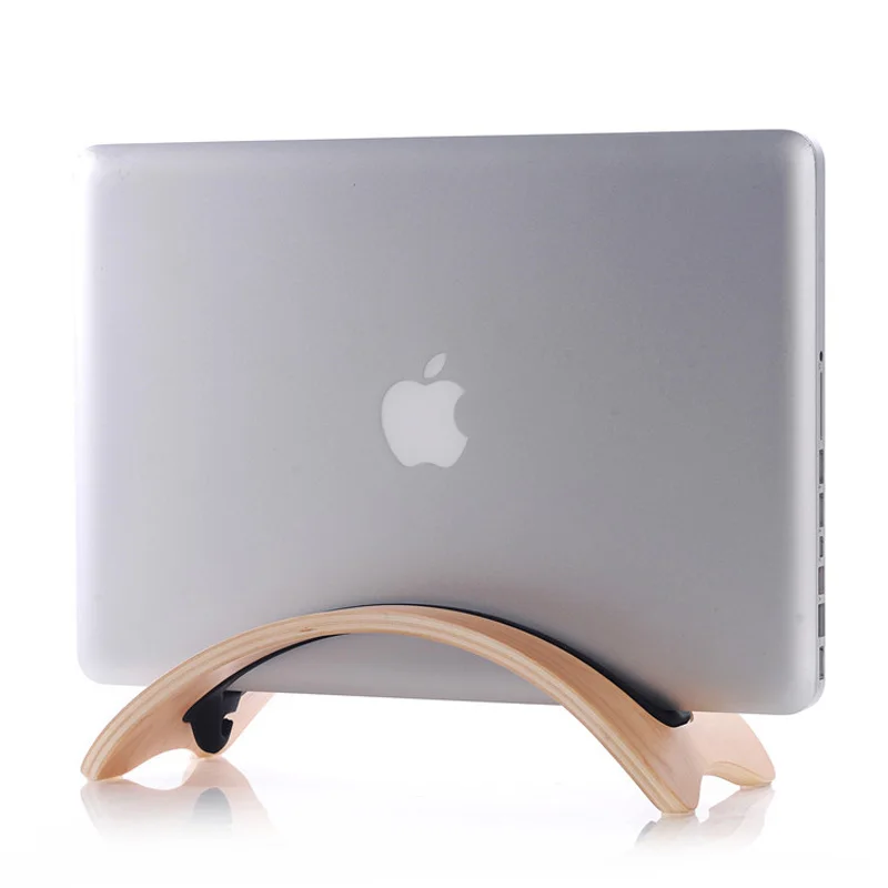 Wooden Vertical Stand for Apple Macbook 2023 M2 Air m2 m1 14 16inch pro13 inch Holder Base Bracket Desktop Laptop Dock