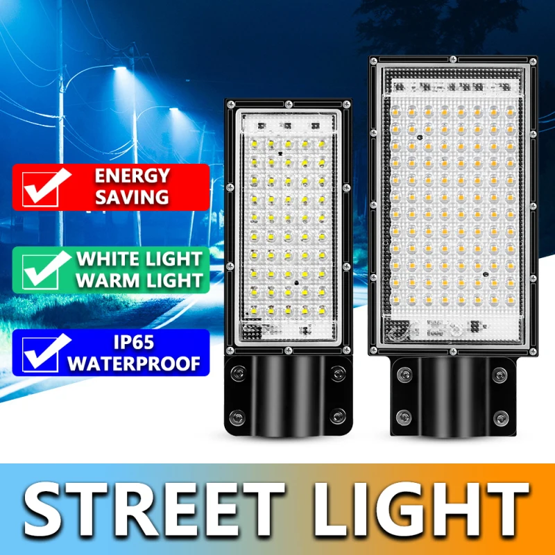 

LED Street Light AC180-240V 50W/100W Wall Light Floodlight Spotlight IP65 Waterproof Garden Road Street Pathway Spot Light