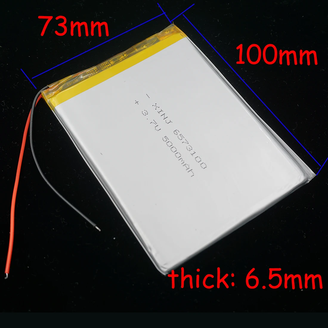 XINJ 3,7 V 5000 mAh литий-полимерный аккумулятор lipo cell 6573100 для psp игры jxd s7800b электронная книга ipod DVD PAD MID портативный