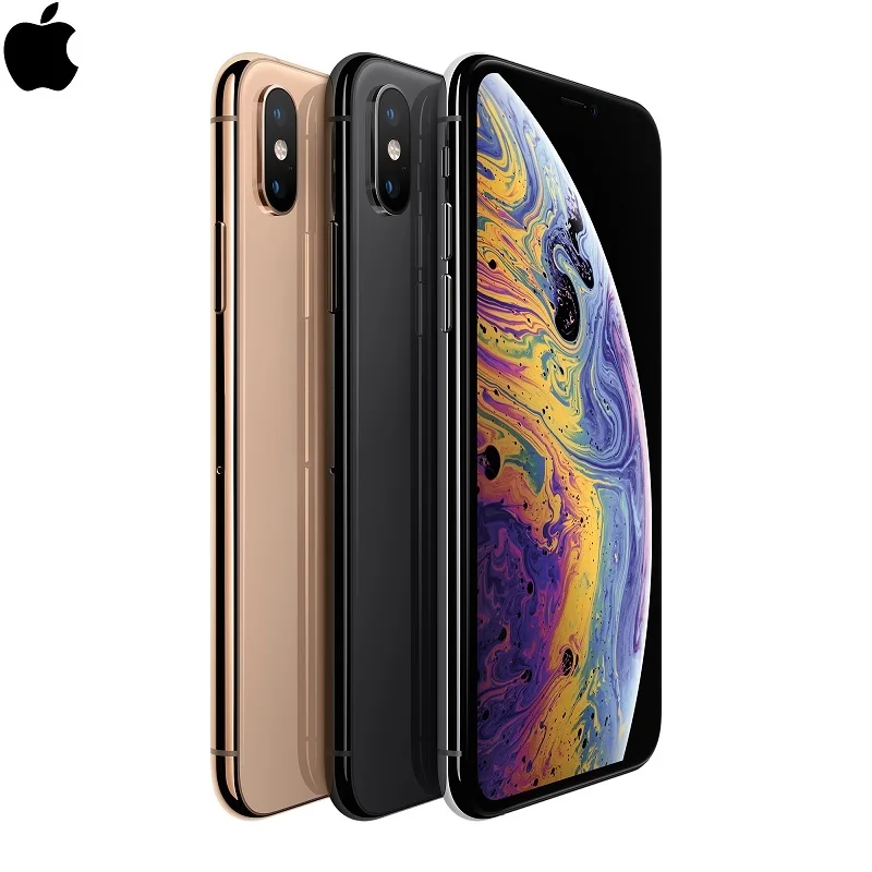 iPhone Xs/Xs Max, 4G LTE, экран 5,8/6,5 дюйма, OLED Super retina Dispay, IOS, смартфон, IP68, водонепроницаемый Mi