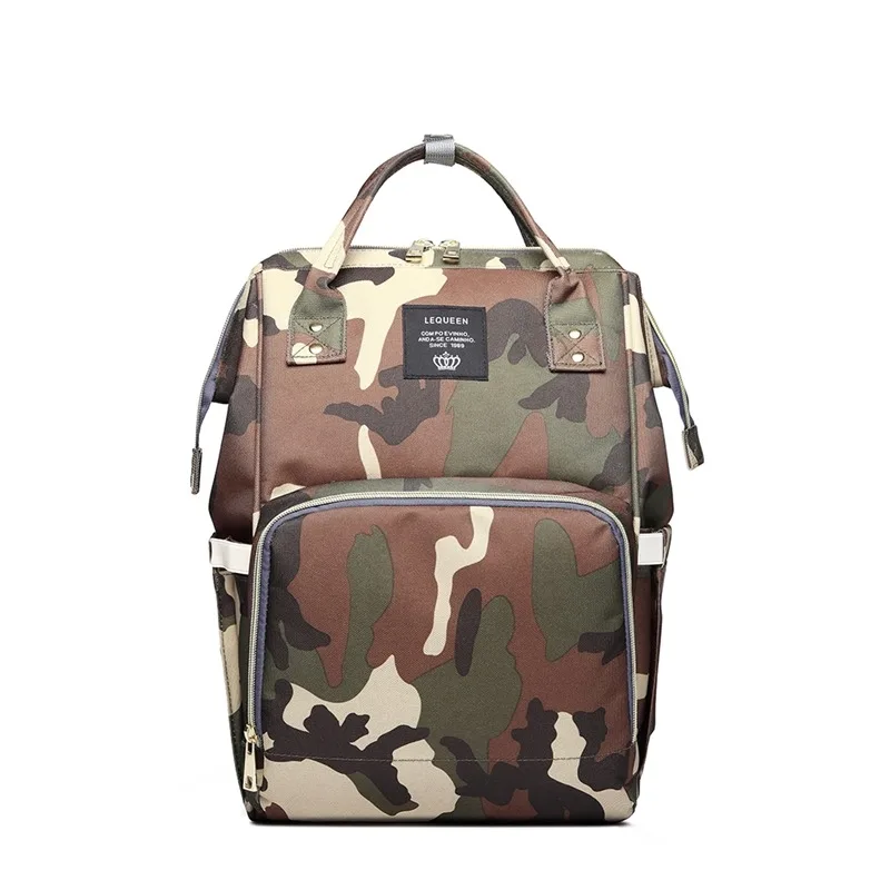 

Camouflage Printing Baby Bag Stroller Diaper Bag Mummy Waterproof Maternity Backpack For Mom And Daddy Diapers Baby Care