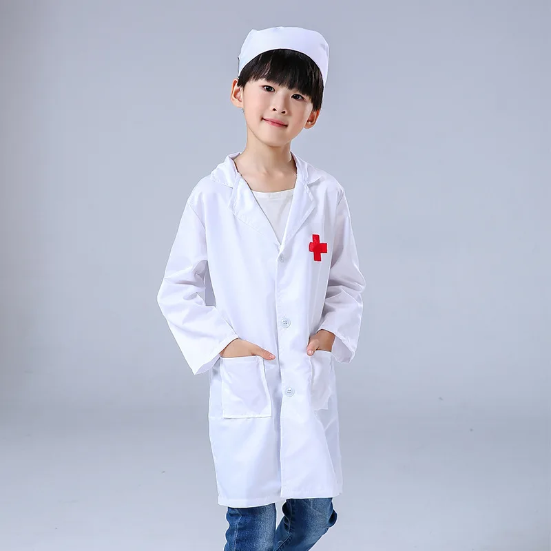Детская для врача Медсестры Медицинский равномерное Хэллоуин Косплэй вечерние
