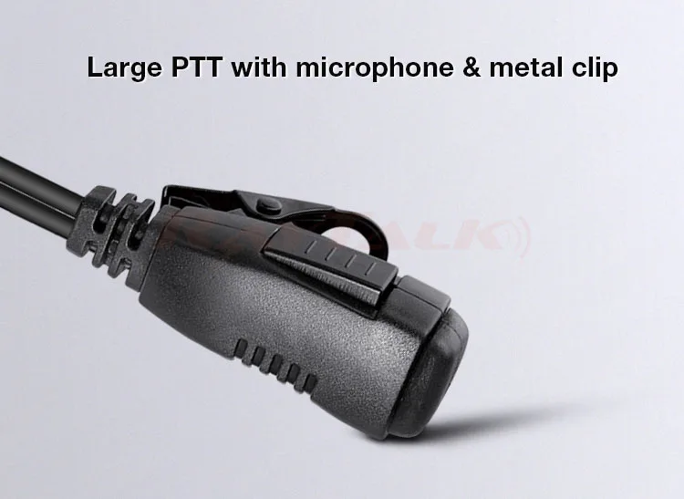 EM-3227 d-образное кольцо наушник с отворотом PTT/микрофон для TPH700 радио