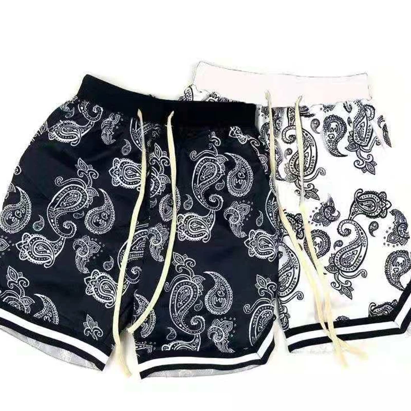 Лето новый стиль дышащие свободные Для Мужчин's Шорты Фитнес для активного