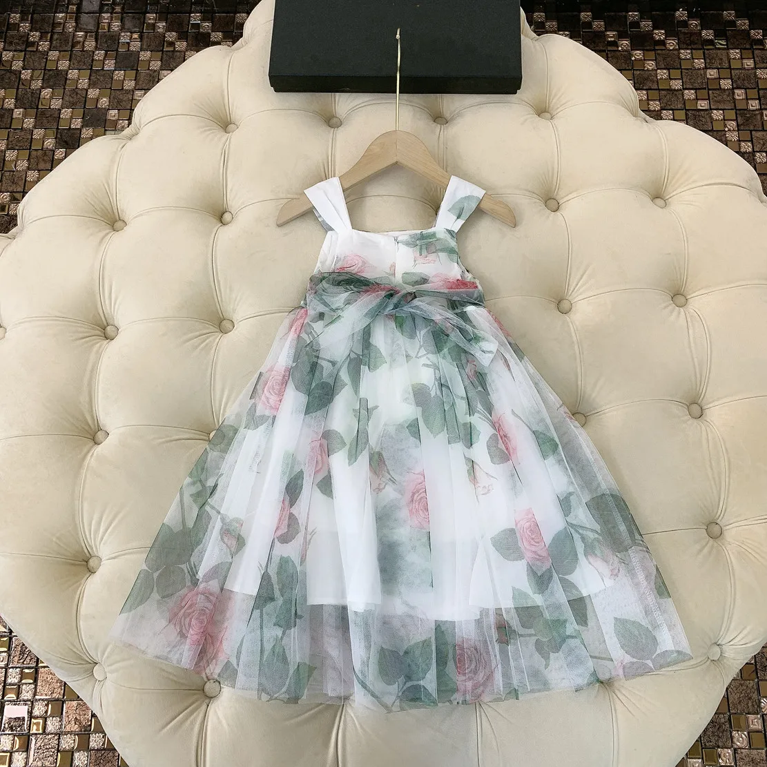 

2021 spring and summer new girls children's clothing short-sleeved pink dress princess dress dress dress
