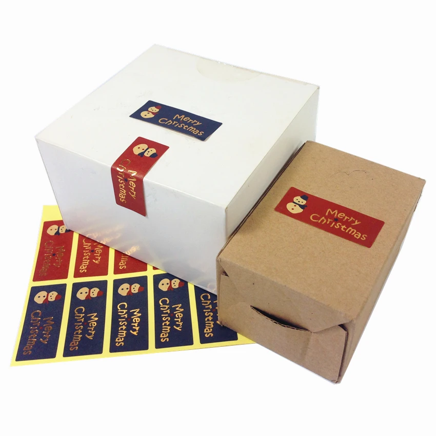 100 шт./лот винтажная серия Счастливого Рождества Снеговик сделай сам