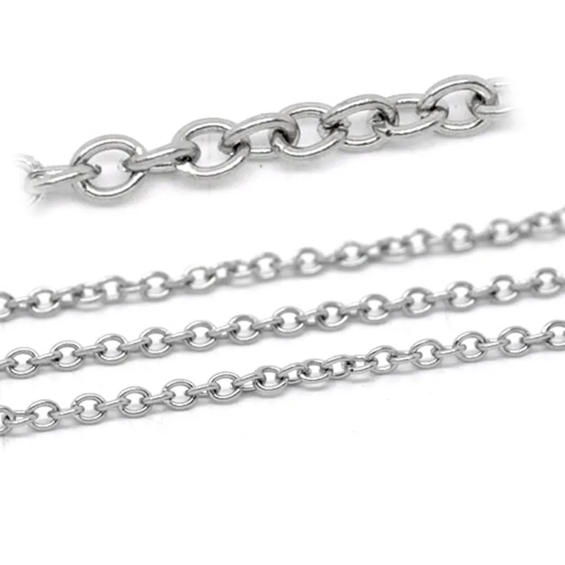 DoreenBeads 304 звеньевой кабель из нержавеющей стали фурнитура для цепочки