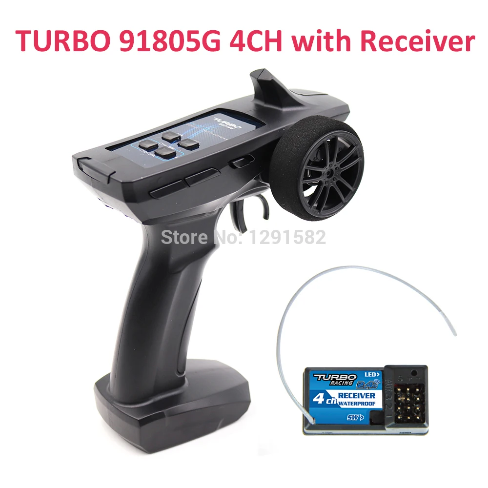 TURBO Racing Car 2 4 ГГц RC 91805G VT 4CH Радио система передатчика Управление Пульт