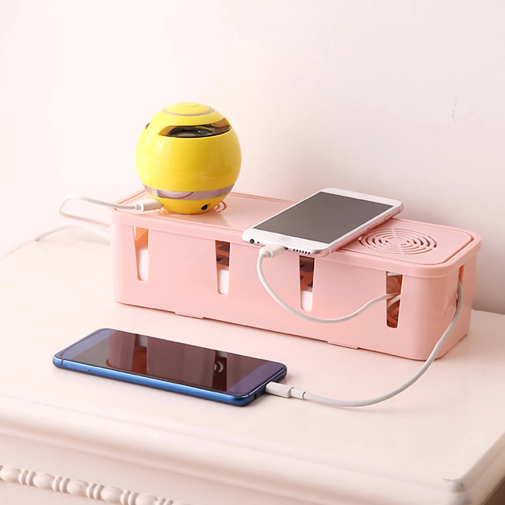 Настольный кабельный ящик для хранения офисный органайзер современные ящики