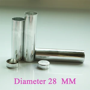 Пустые картриджи OD 28 мм для стоматологических пустых алюминиевых трубок с крышкой, инструмент для стоматологических лабораторных материалов, 200 шт.