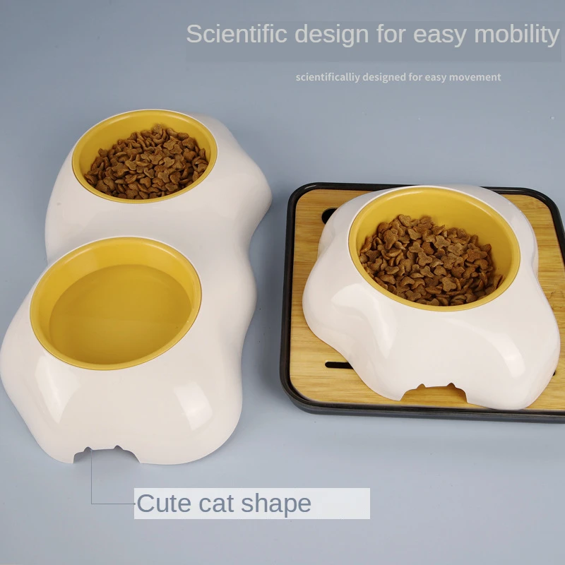 

Pet Egg Yolk Bowl Drinking Water Dog Cat Bowl Food Bowl Anti-overturning Dog Bowl Cat Water Bowl Pet Supplies Accessories