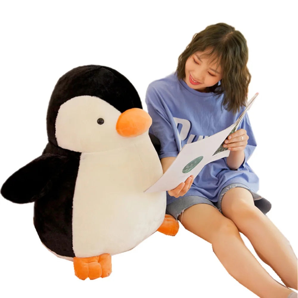 

Fancytrader 26'' Lovely Giant Stuffed Polar Penguin Plush Toy Fat Soft Penguin Doll Animal Pillow Nice Gift Home Decoration 65cm