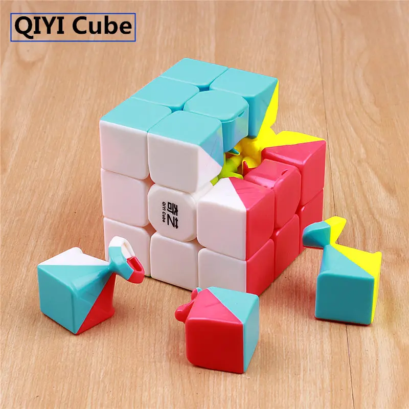 

Трехслойные Волшебные кубики qiyi warrior S 3x3x3, профессиональные скоростные кубики qiyi с наклейками, головоломки, кубики, игрушки для детей