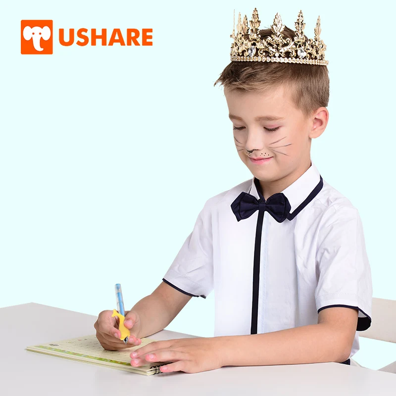 

Ushare Chlidren Writing Aid for Finger Correction 2psc Silicone Pencil Holder Tools Wear Resistant Adjusting Device Pen Grips