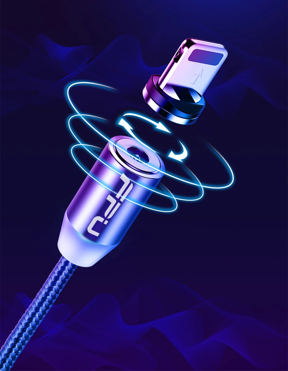 FPU 3 м Магнитный Micro USB кабель для iPhone samsung Android мобильный телефон Быстрая зарядка usb type C кабель магнит зарядное устройство провод шнур