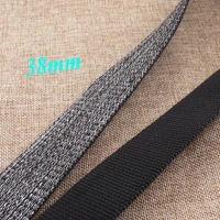 black cotton webbing1 1238mmsilver thread ribbonheavy weight bag pursetote straps totes belts strap bag handle