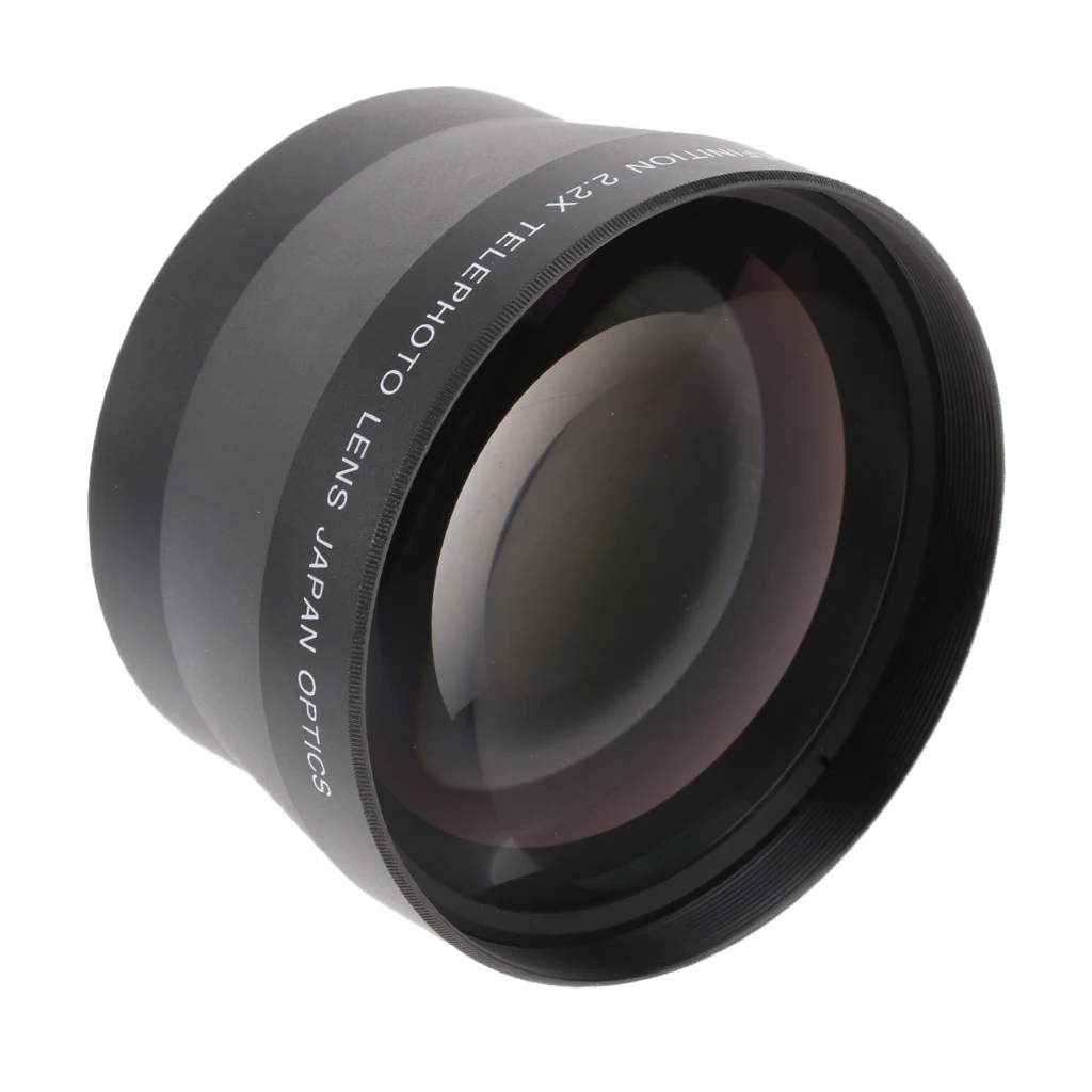 72mm 2.2x Telephoto Lens Teleconverter for Nikon Nikkor 24-120mm AF-S,18-200mm Camera Universal