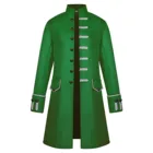 Мужская зимняя теплая винтажная куртка на Хэллоуин, готические викторианские средневековые костюмы для косплея, пальто, верхняя одежда, пальто для смокинга