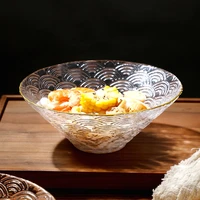 glass salad bowl ramen fruit japanese cereal soup smoothie pasta breakfast bowl snack dessert vaisselle dinnerware de50w