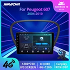 Автомобильный радиоприемник 2DIN Android 10 для Peugeot 607 2004-2010 стерео приемник GPS-навигация автомобильное радио DSP Автомобильное видео Bluetooth плеер IGO