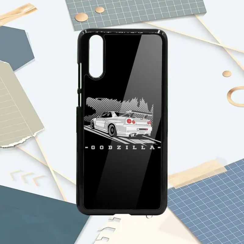 

sports car jdm drift Phone Cases PC For Samsung galaxy S note 8 9 20 10 e lite2019 plus pro ultra