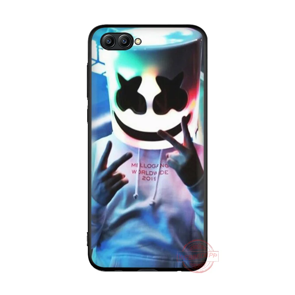 WEBBEDEPP Marshmello дот DJ один чехол для телефона из ТПУ с принтом Honor 6A 7A 2 ГБ/3 ГБ Pro 7C 7X 8X 8C 9