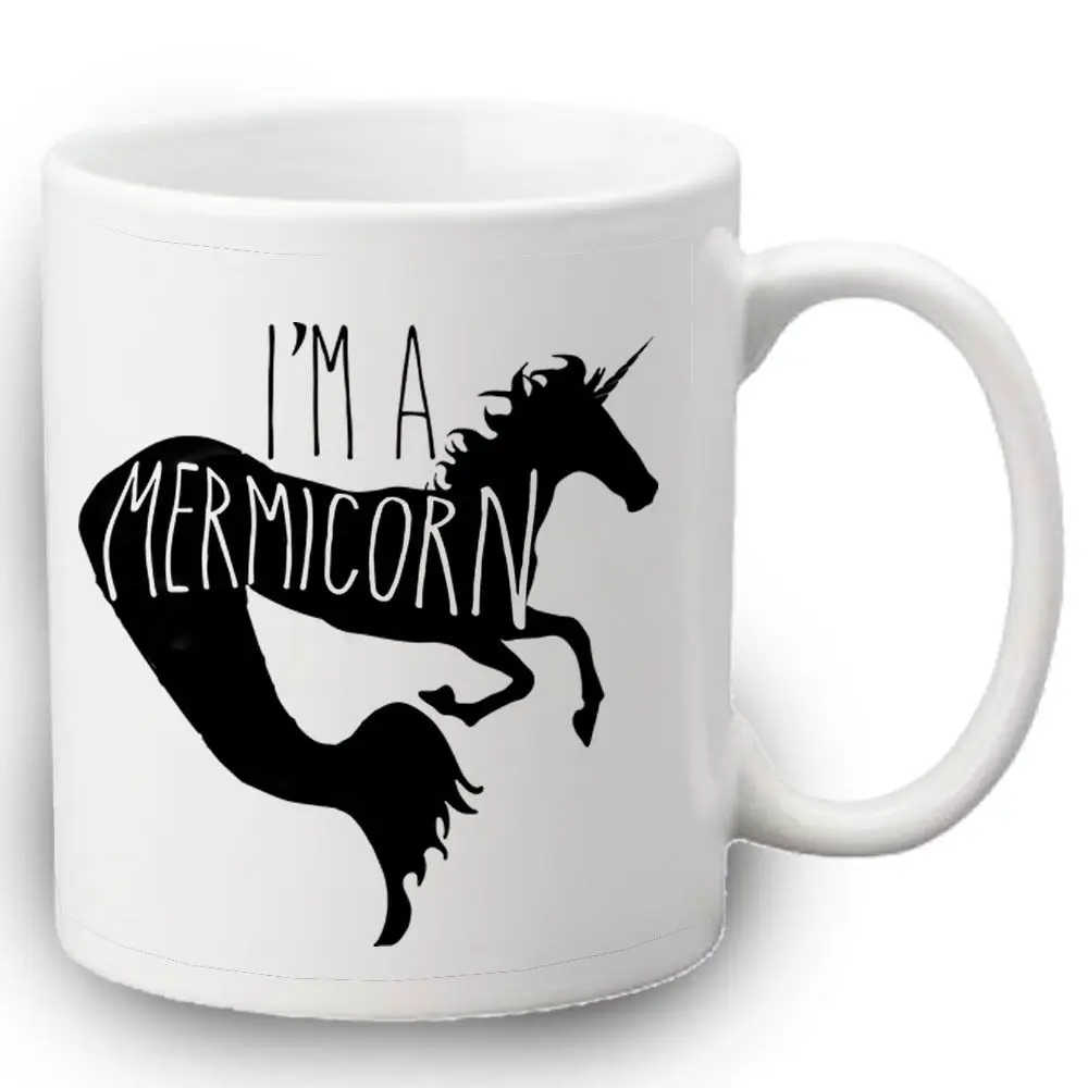 Mermicorn кружка единорог русалка забавный милый подарок | Дом и сад