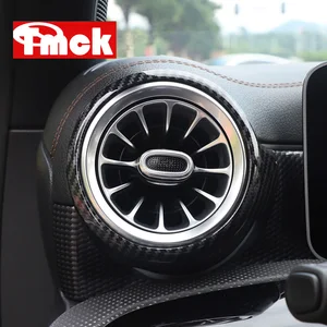 Автомобильная наклейка на приборную панель, боковое отверстие вентиляционного отверстия, накладка, рамка для Mercedes Benz A Class W177 A180 A200 2019 +