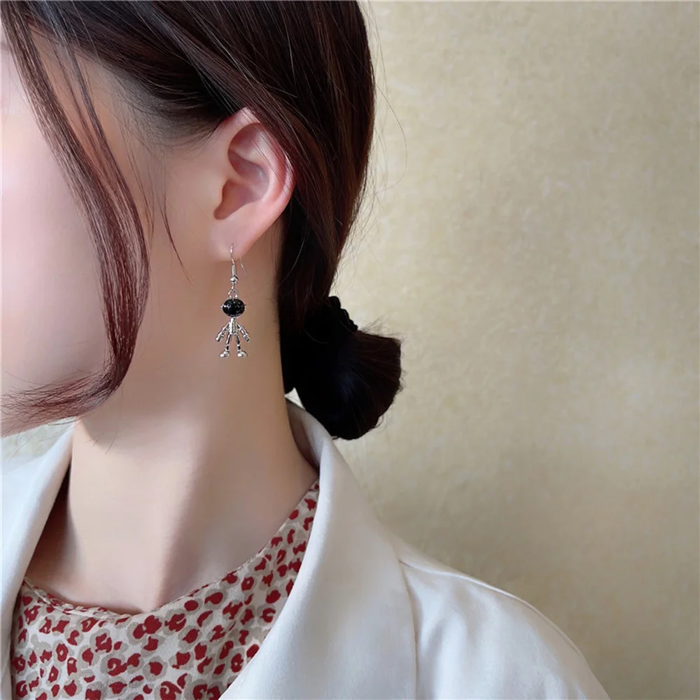 

Hip Hop Rock Astronauts Earrings Contracted Street Punk Stud Earrings Women Jewelry Gifts