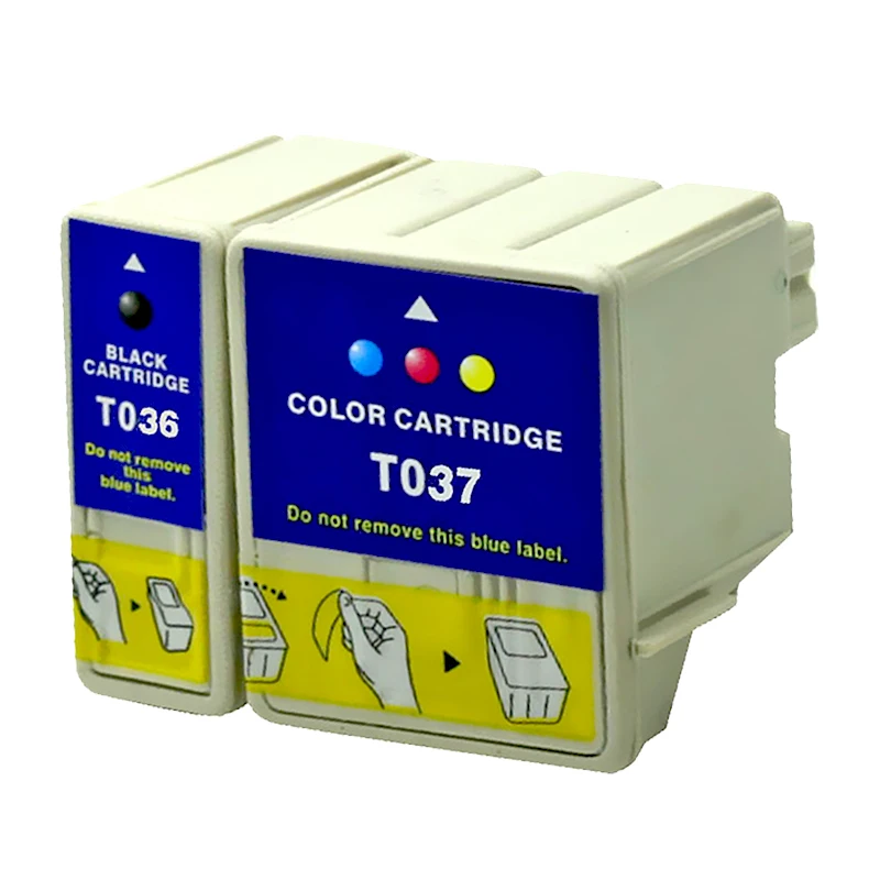 T036 T037 картриджи для принтеров Epson Stylus C42UX C44UX C46 картридж струйных T 036 037