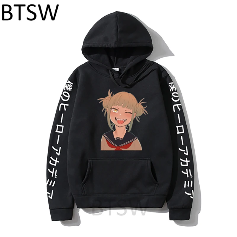 Толстовка с капюшоном в стиле аниме для мужчин и женщин свитшоты химико Тога