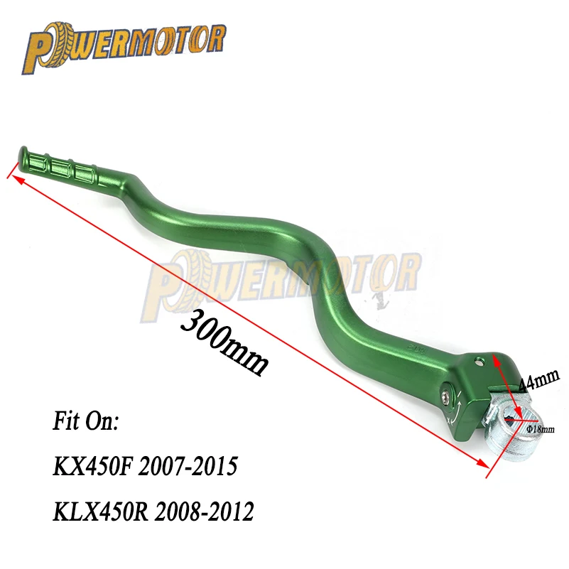 

Новый кованый рычаг стартера для мотоцикла, рычаг стартера для KX450F 2007-2015 KLX450R 2008-2012, рычаг педали, мотокросса, внедорожника