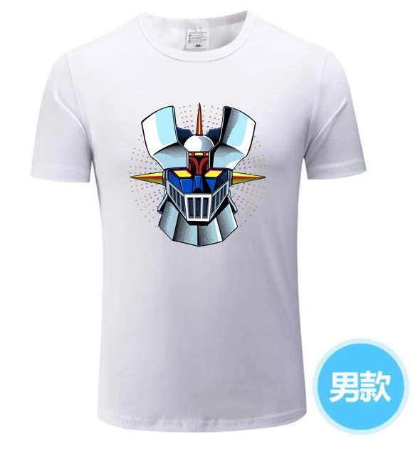 2021 Mazinger Z футболки Для мужчин аниме старый классический Manga робот фильм футболка