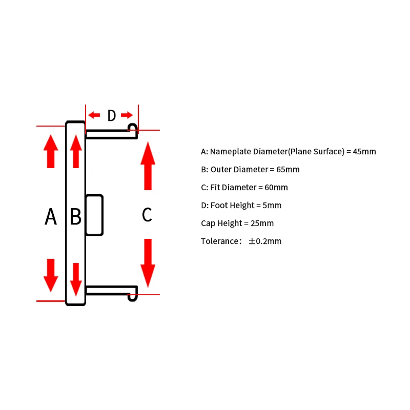 Колпачки на колесах с центральным колпачком 2 55 дюйма/65 мм 4 шт. колпачки логотипом