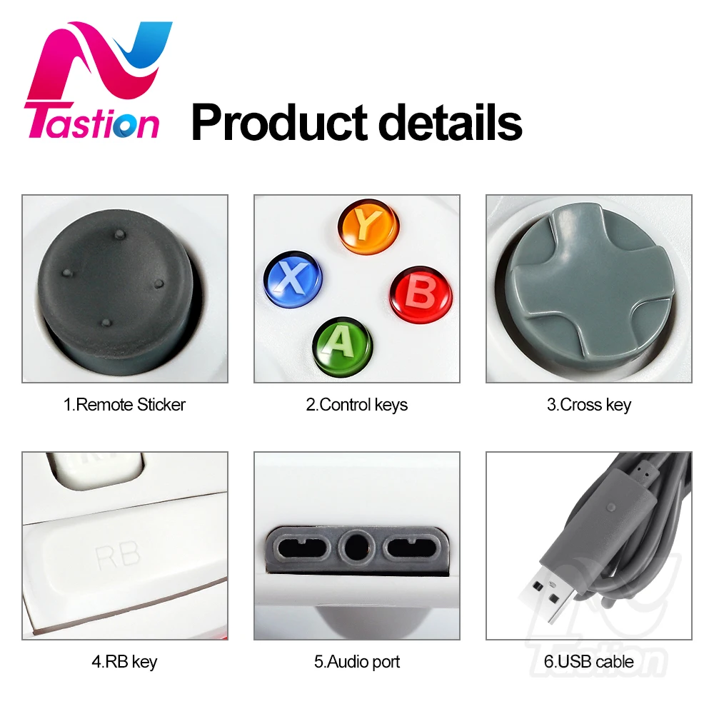 Проводной USB коврик джойстик игровой контроллер для Microsoft Xbox 360 и ПК Windows |