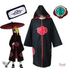 Лидер продаж, костюм для косплея Акацуки Дейдара Акацуки, костюм для косплея, плащ для Хэллоуина, мужской и женский аниме, косплей костюм, аксессуары