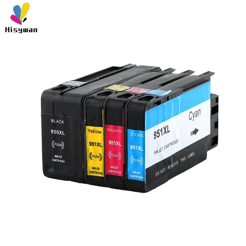 Hisywan 950XL 951XL переработанного чернильного картриджа для hp 950 951 Officejet 8100 8600 8610 8615 8620 8625 8630 251dw 276dw принтер для hp 950