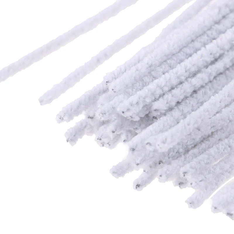 

50pcs/lot Cotton Smoking Pipe Cleaners Smoke Tobacco Pipe Cleaning Tool White Tobacco Pipes Accessories Cleaning Tool