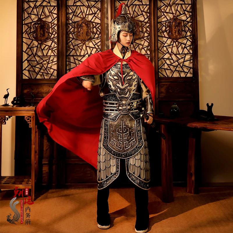 ビッグセール 49 ディスカウント 古代鎧一般的な戦闘服中国古代鎧フィルムやテレビドラマショーコスプレ華ムーラン戦士の鎧のマント