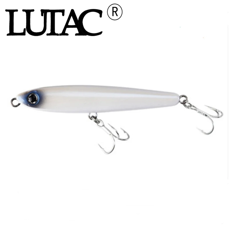 

LUTAC Sinking 85mm 25g LQ01B Pencil Fishing Lure Long Casting Artificial Bait Origin Hook Sea Bass Gear