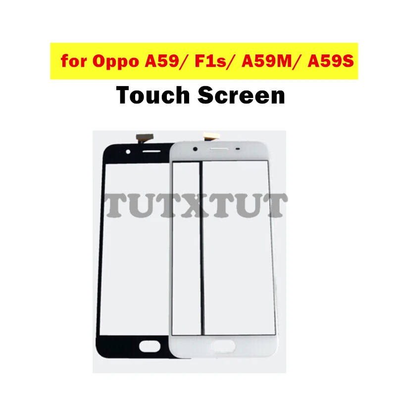 Для oppo A59/ F1s/ A59M/ A59S сенсорный экран стеклянная Сенсорная панель Передняя